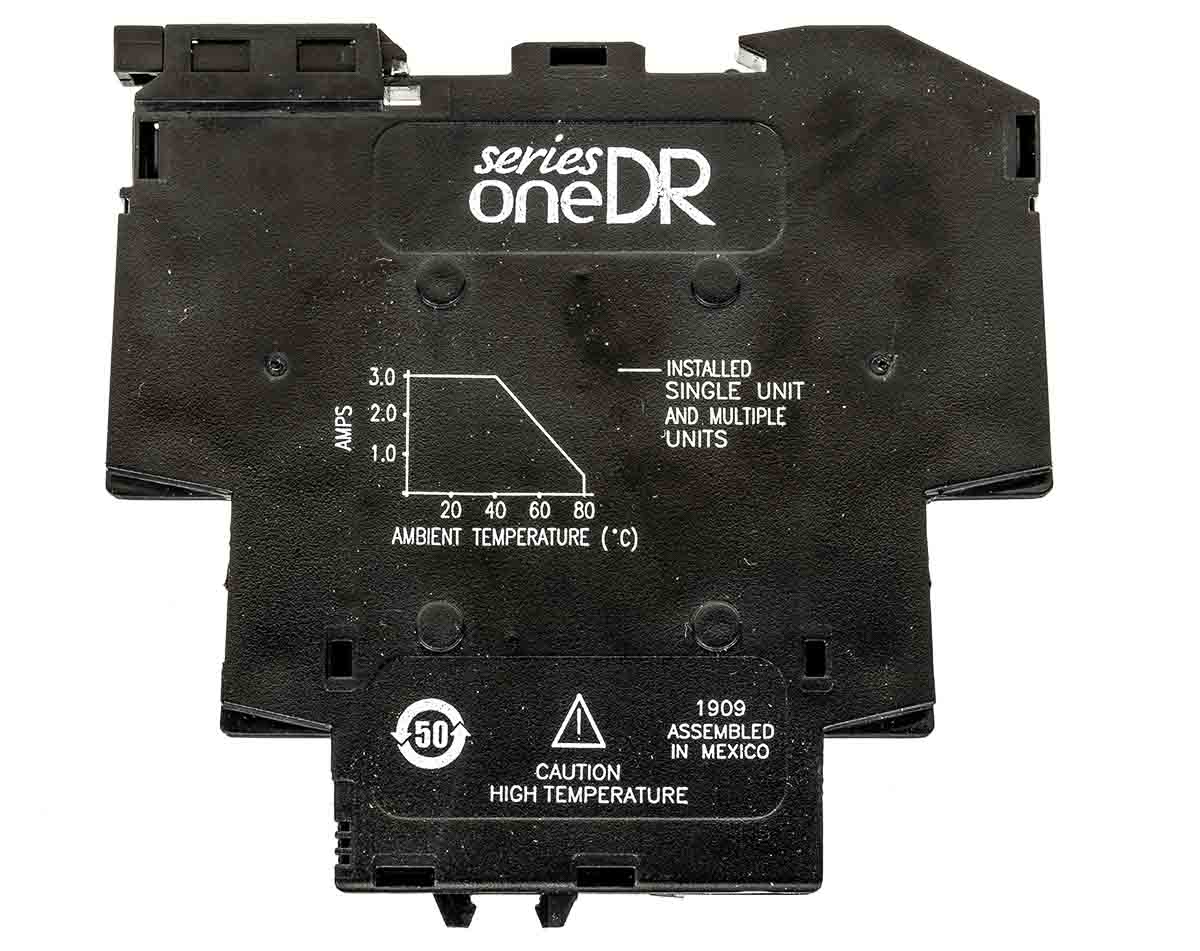 dr24d03 Sensata / Crydom DR24D03 Solid State Interface Relay 48V ac, 600 V ac DIN Rail Screw