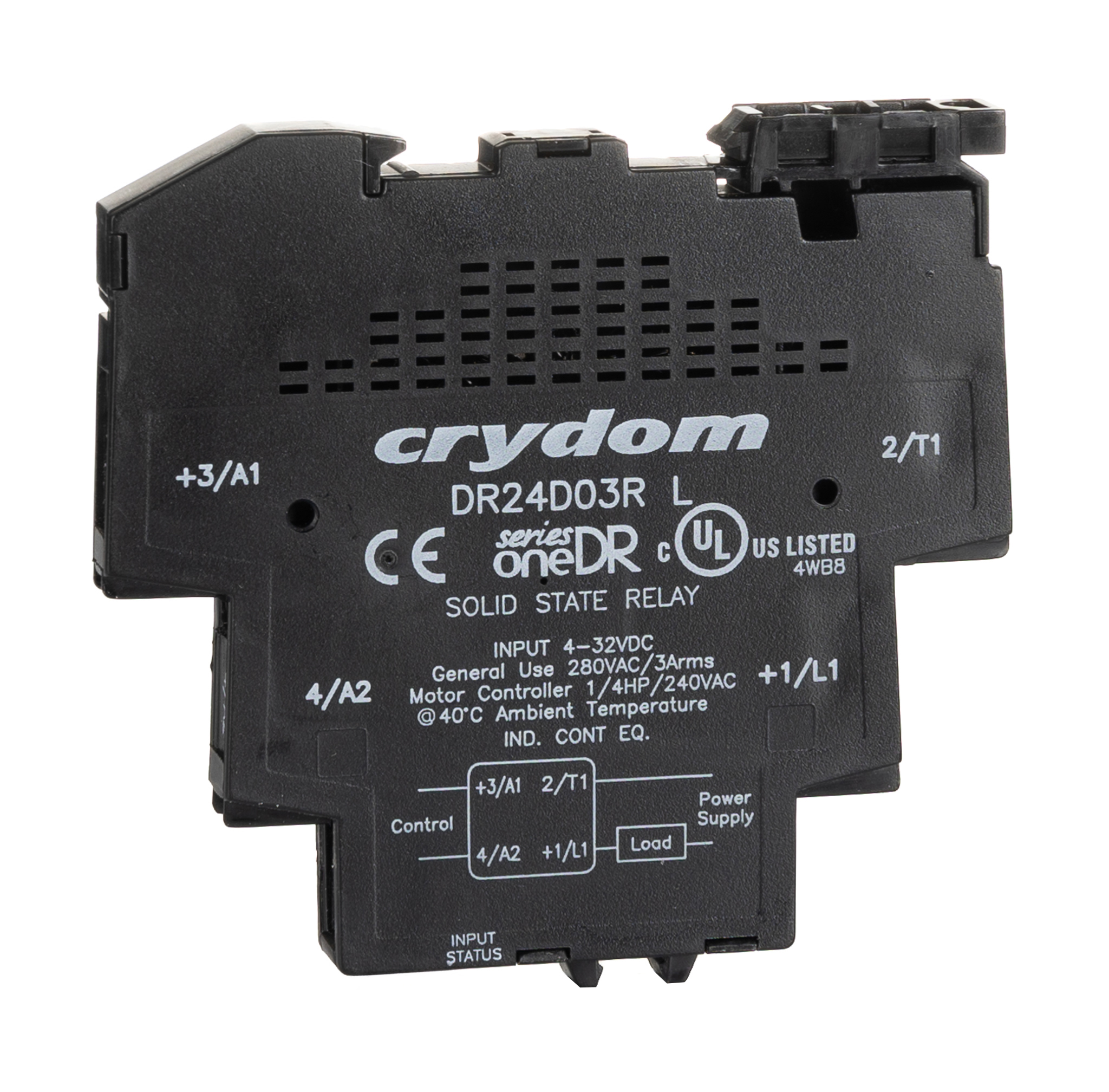 Sensata / Crydom OneDR Solid State Interface Relay, Control:32V dc DIN Rail Screw