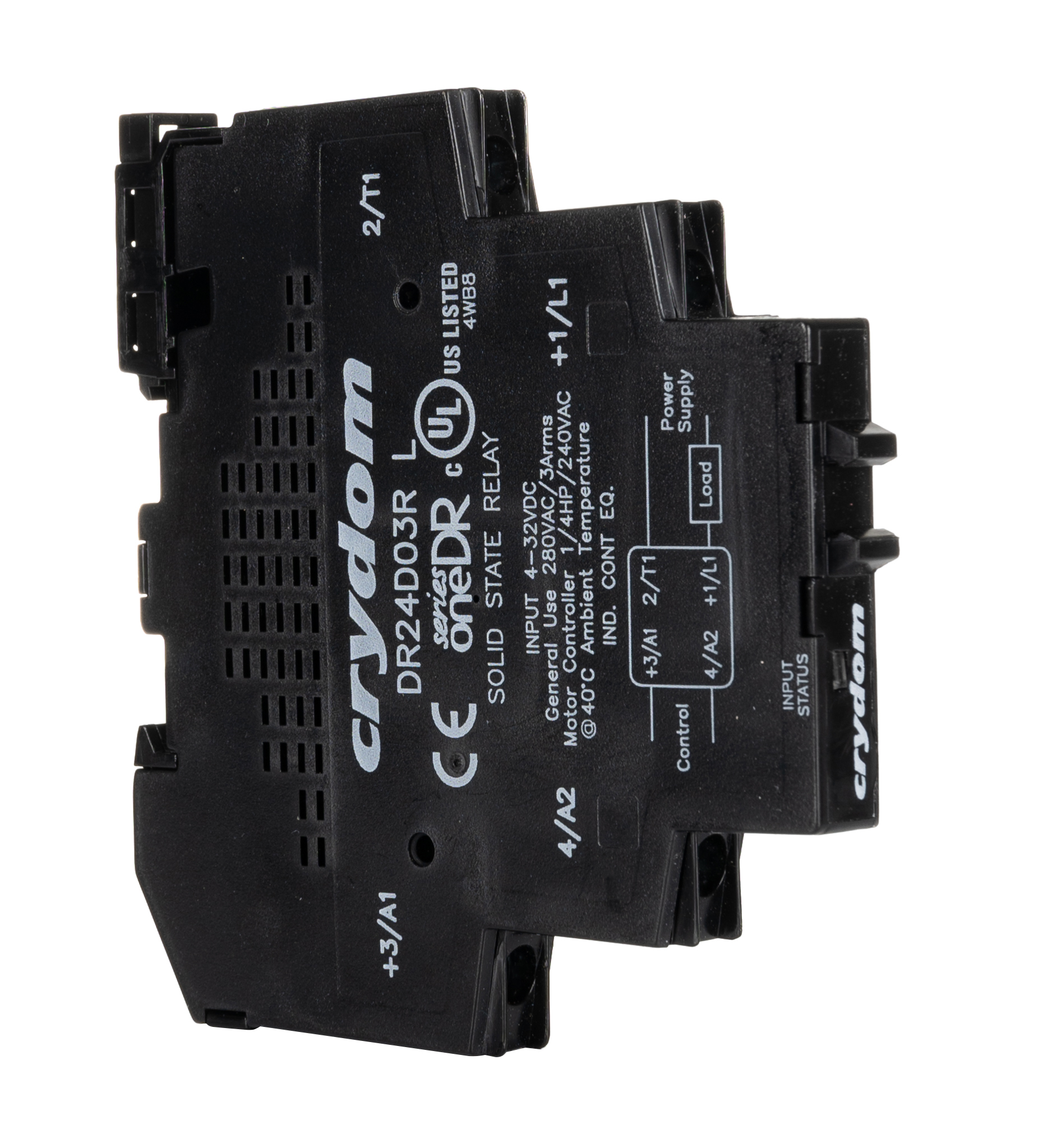 dr24d03r Sensata / Crydom OneDR Solid State Interface Relay, Control:32V dc DIN Rail Screw