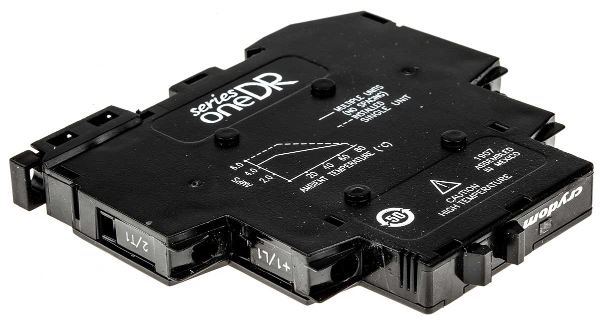 dr24d06 Sensata / Crydom OneDR Solid State Interface Relay 24V ac, 600 V ac DIN Rail Screw
