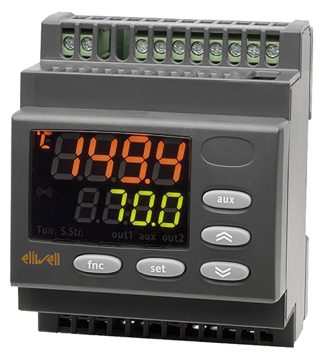 Eliwell DR 4010 PTC DIN Rail On-Off Temperature Controller 240V ac On-Off Temperature Controller