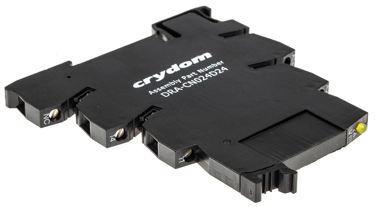 dra-cn024d24 Sensata / Crydom DRACN Solid State Interface Relay, Control:30V dc DIN Rail Screw