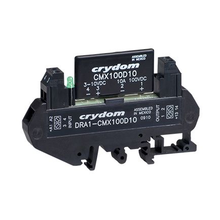 dra1-cmxe100d10 Sensata / Crydom DRA Solid State Interface Relay, Control:28V dc DIN Rail Screw