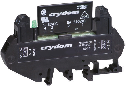 Sensata / Crydom DRA1-CX Solid State Interface Relay 12V ac, 280 V ac DIN Rail Screw