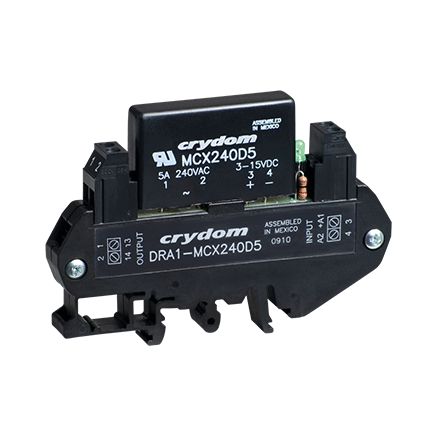 dra1-mcx240d5 Sensata / Crydom DRA1-MCX Solid State Interface Relay 530V ac DIN Rail Screw