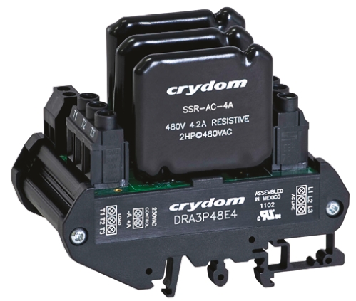 Sensata / Crydom DRA3P Solid State Interface Relay, Control:28V dc DIN Rail Screw