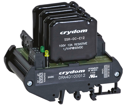 Sensata / Crydom DRA4D Solid State Interface Relay, Control:32V dc DIN Rail Screw
