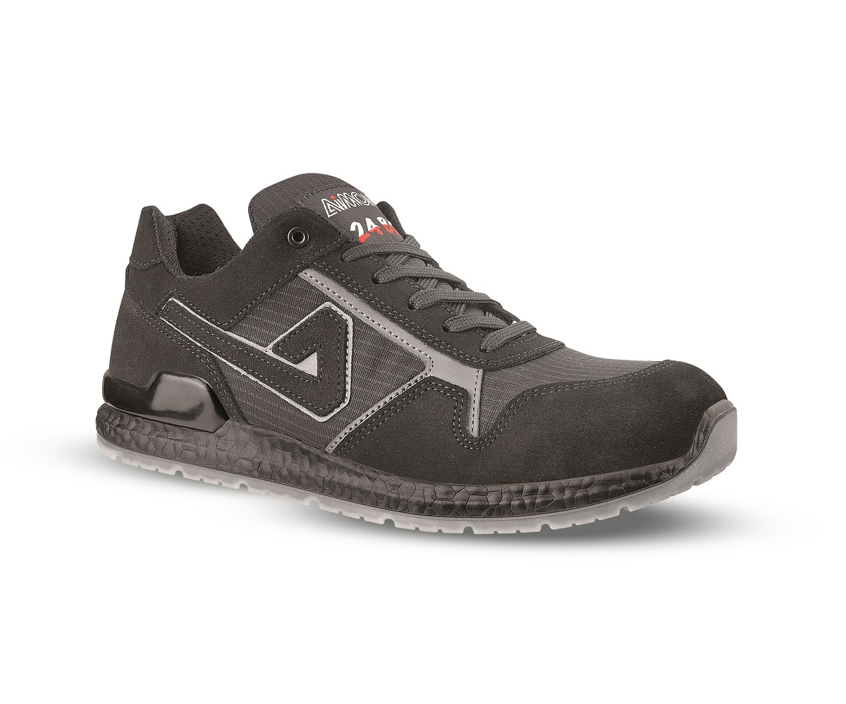 AIMONT DRAKE ABI02 Men's Black, Grey Aluminium Safety Trainer, UK 5, EU 38