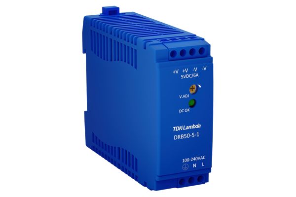 TDK-Lambda DRB15-100 DIN Rail DIN Rail Power Supply 264V ac AC Input 15V dc, 3.4 A Output DC 51 W