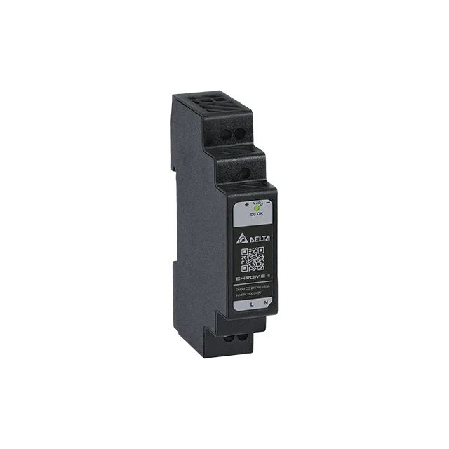 Delta Electronics CHROME II DIN Rail DIN Rail Power Supply 264V ac AC/DC Input 12V dc, 1.25 A Output DC 15 W