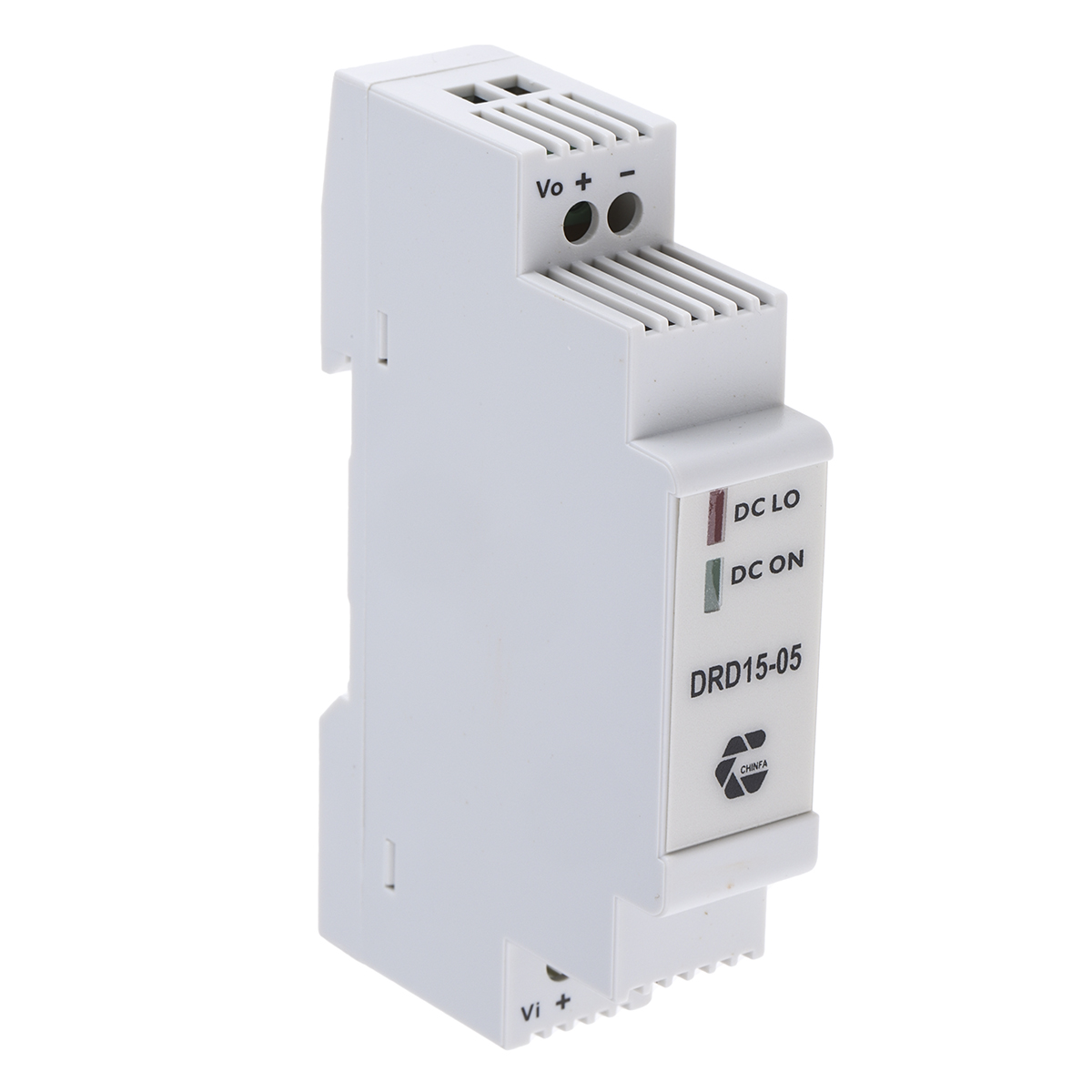 Chinfa DRD15 DC/DC Converter, 5V dc/ 2.7 A, 36V dc Input, 24V dc Input, DIN Rail 13.5 W, 71 °C Max Temp 71 °C Min Temp