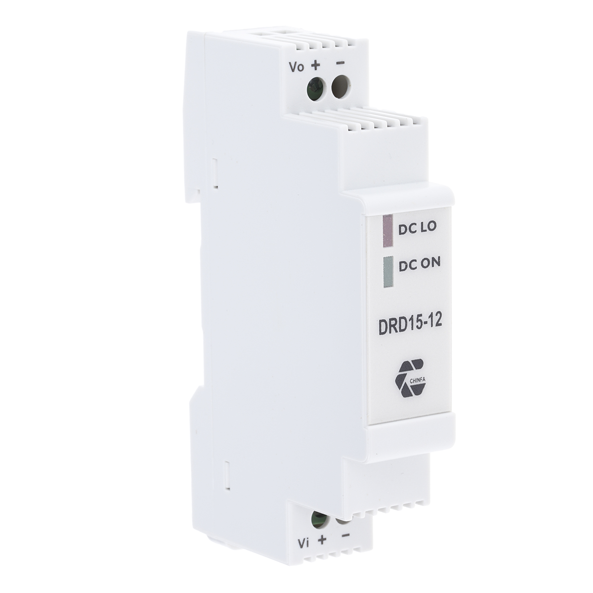 Chinfa DRD15 DC/DC Converter, 12V dc/ 1.25 A, 36V dc Input, 24V dc Input, DIN Rail 15 W, 71 °C Max Temp 71 °C Min Temp