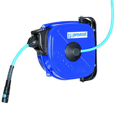 PREVOST 10 m Air Hose Reel, 900 L/min Flow Rate, 10 mm ID, 14 mm OD