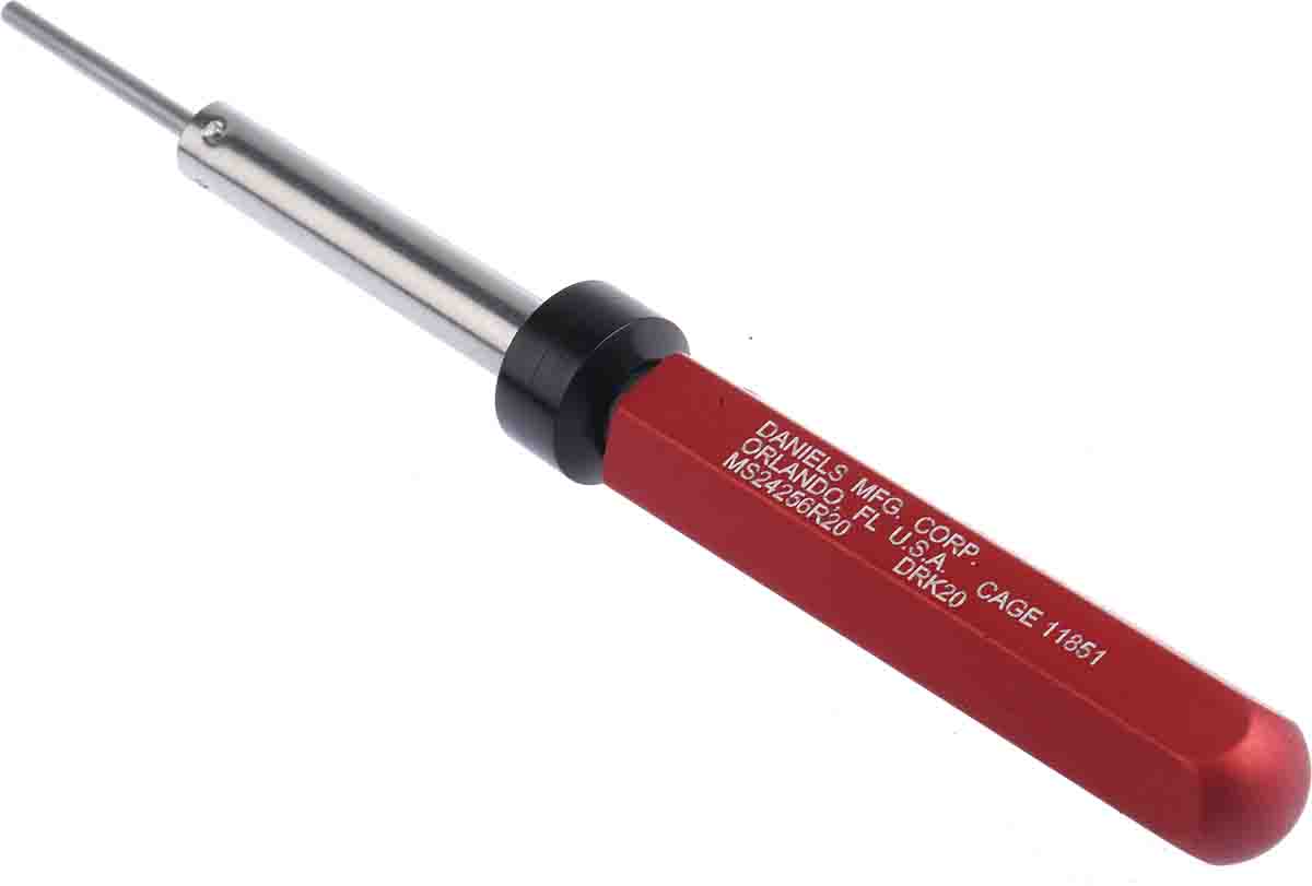 drk20 DMC Crimp Extraction Tool, MS24256R20 Series, Crimp Contact, Extraction Tool Contact, Contact size 20 AWG