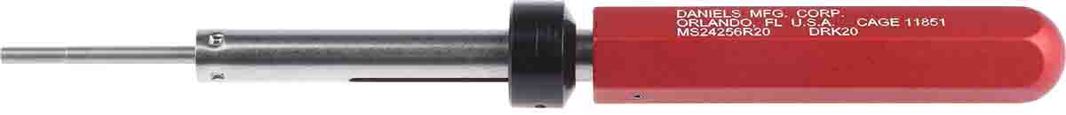 drk20 DMC Crimp Extraction Tool, MS24256R20 Series, Crimp Contact, Extraction Tool Contact, Contact size 20 AWG