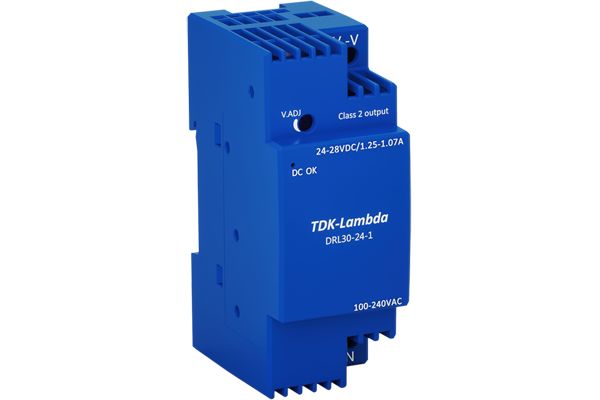 TDK-Lambda DRL10-100 DIN Rail DIN Rail Power Supply 264V ac AC Input 15V dc, 1.68 A Output DC 25.2 W
