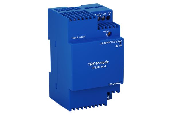 TDK-Lambda DRL10-100 DIN Rail DIN Rail Power Supply 264V ac AC Input 15V dc, 3.6 A Output DC 54 W