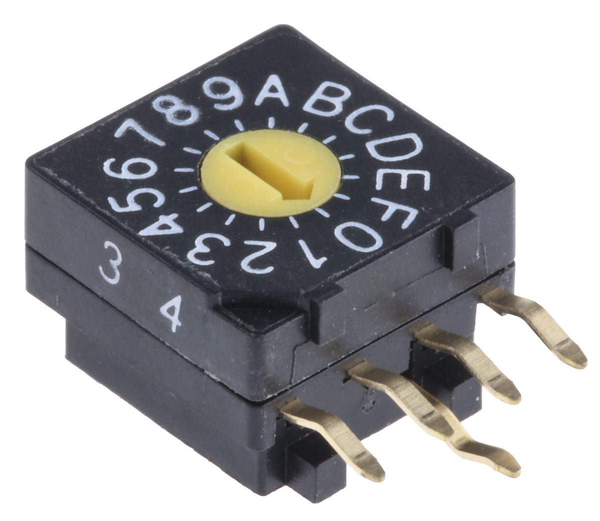 KNITTER-SWITCH Rotary Flush Rotary Coded DIP Switch Through Hole