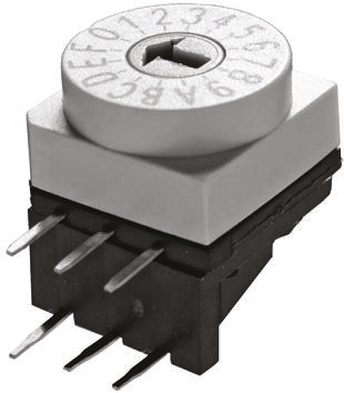 KNITTER-SWITCH Rotary Flush Rotary Coded DIP Switch Through Hole
