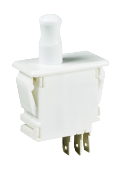 C & K Door Micro Switch, SPDT Plunger 100 mA, -40 °C, 85 °C
