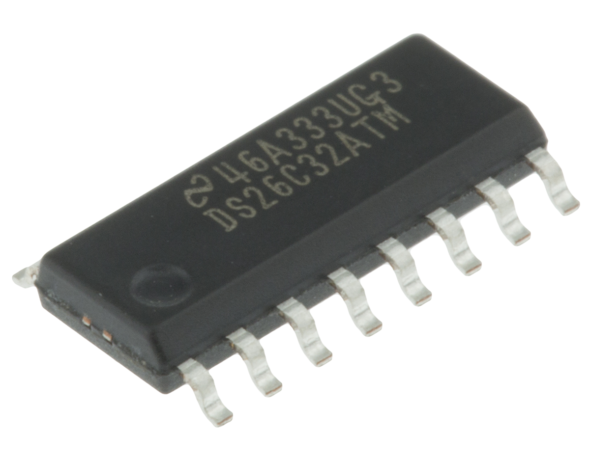 Texas Instruments DS26C32ATM/NOPB Line Receiver, 3 State, 16-Pin SOIC