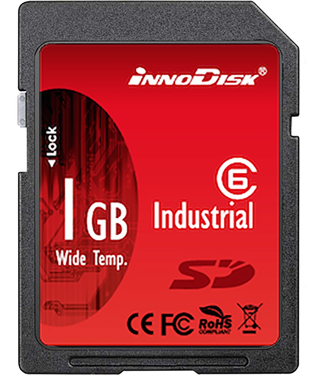 InnoDisk 1 GB Industrial Grade SD SD Card, Class 6