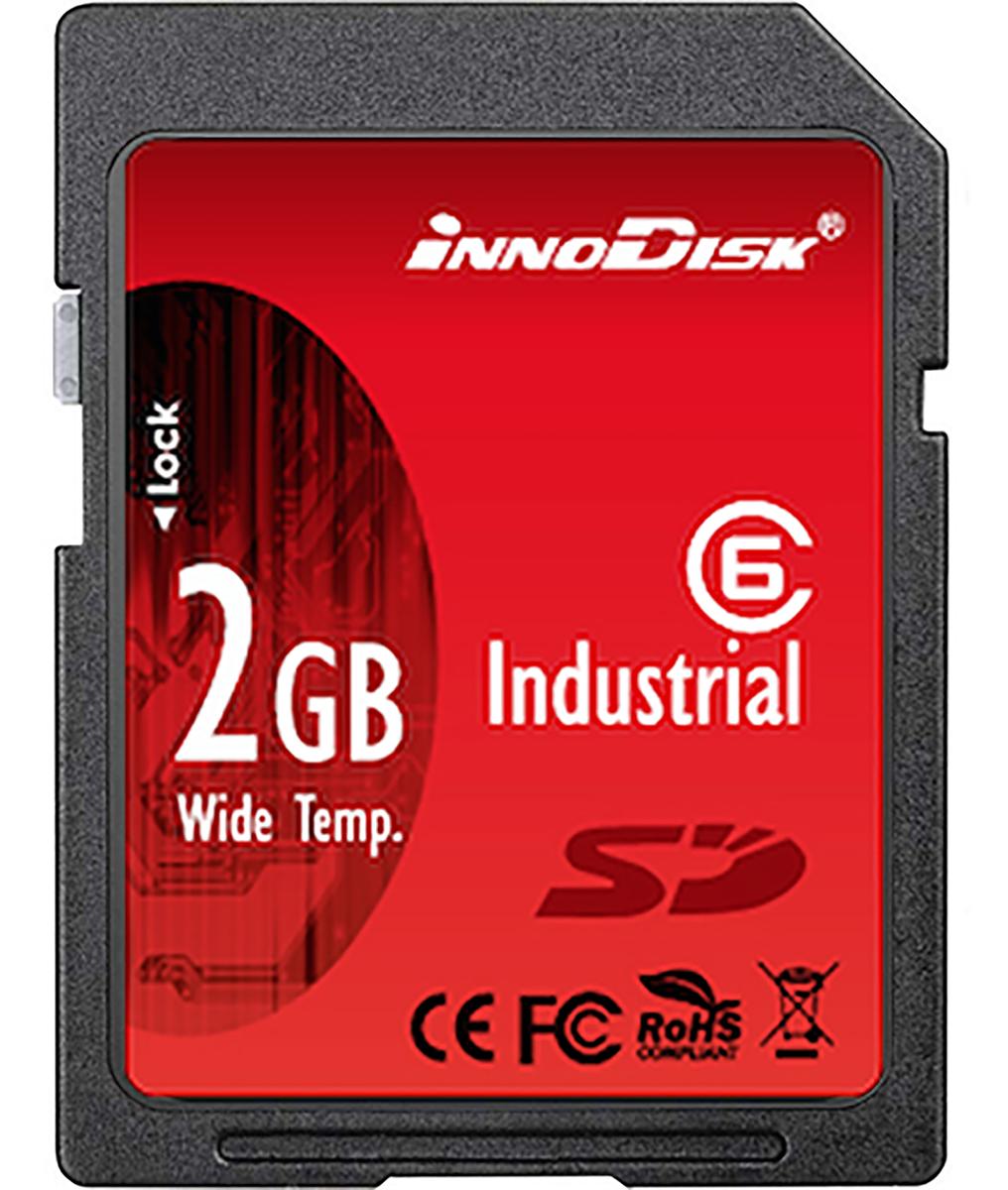 InnoDisk 2 GB Industrial Grade SD SD Card, Class 6