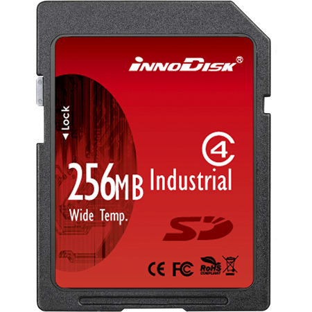 ds2a-256i81c1b InnoDisk 256 MB Industrial Grade SD SD Card, Class 6