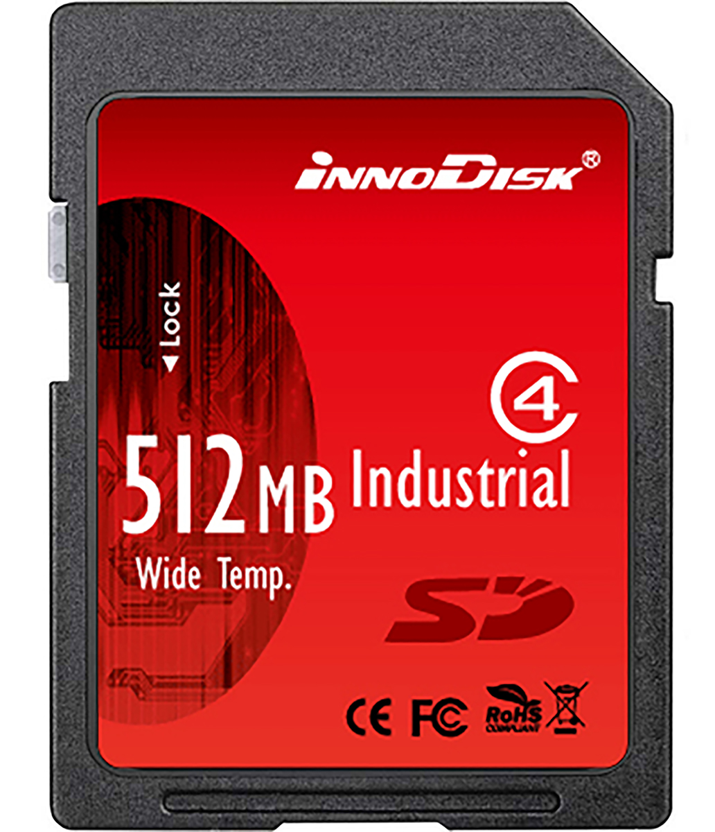 InnoDisk 512 MB Industrial Grade SD SD Card, Class 6