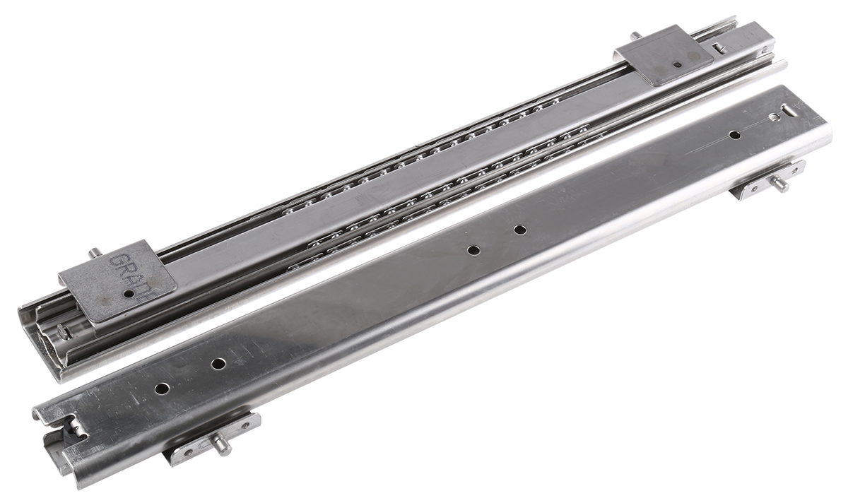Accuride Telescopic Slide, 542 mm Depth, 120kg Max Load