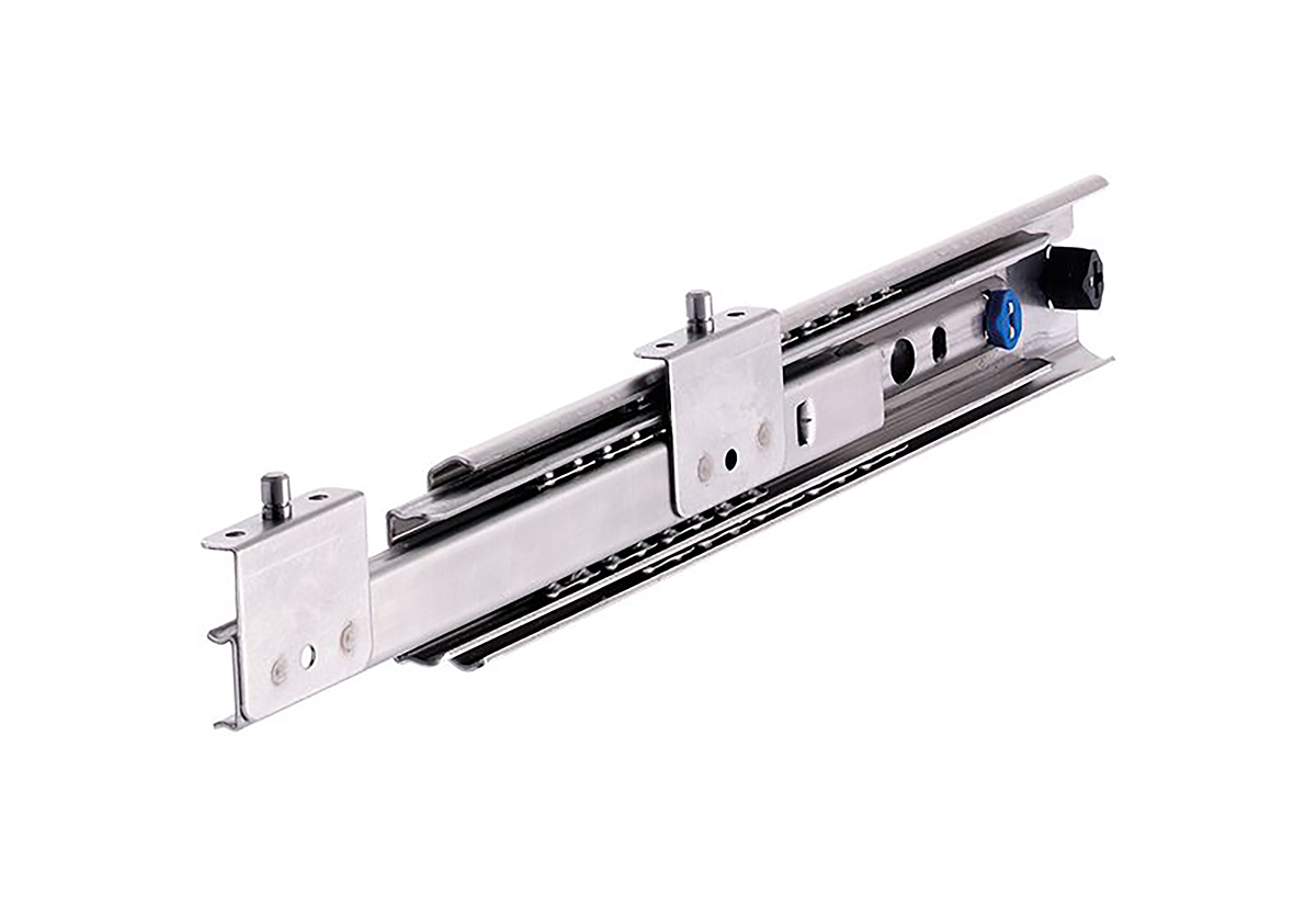 Accuride Self-Closing Stainless Steel Drawer Runner, 120kg Load 790 mm