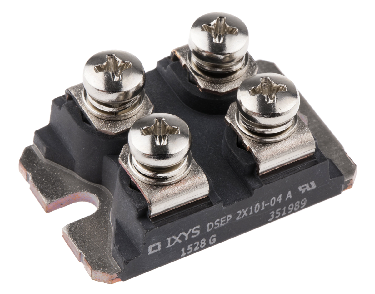 IXYS 400 V 100 A Diode Fast Recovery 4-Pin SOT-227 DSEP2x101-04A