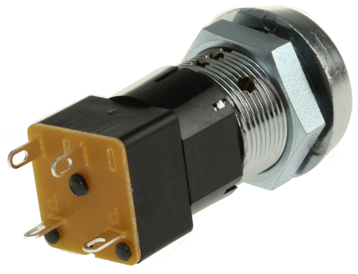 dsl-6-c-s Lorlin High Security Key Switch, DPST, 50mA 2-Way Flat-Key