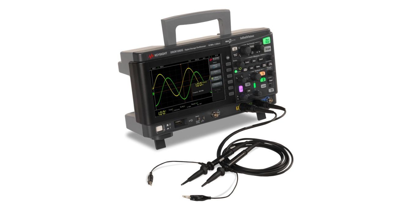 dsox1202g Keysight Technologies InfiniiVision 1000 X Series, 70 MHz Bench Oscilloscope 2-Channel
