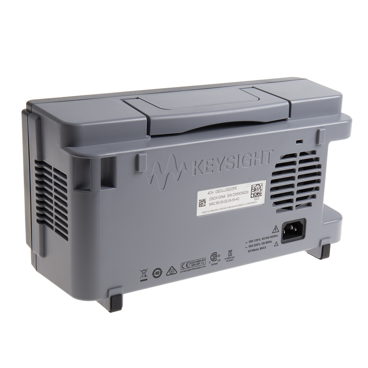 dsox1204a Keysight Technologies InfiniiVision 1000 X Series, 70 MHz Bench Oscilloscope 4-Channel - RSCAL