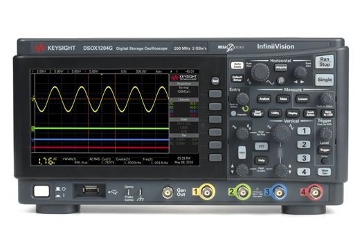 dsox1204g Keysight Technologies 1000 X Series, 70 MHz Portable Oscilloscope 4-Channel