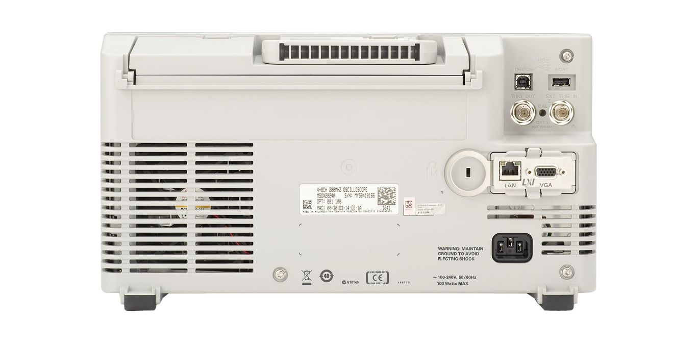 dsox2012a Keysight Technologies InfiniiVision 2000 X Series, 100 MHz Bench Oscilloscope 2-Channel