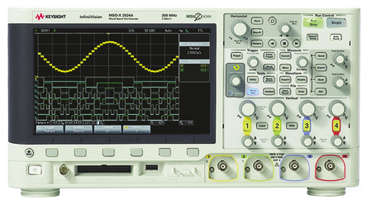 Keysight Technologies InfiniiVision 2000 X Series, 100 MHz Bench Oscilloscope 4-Channel