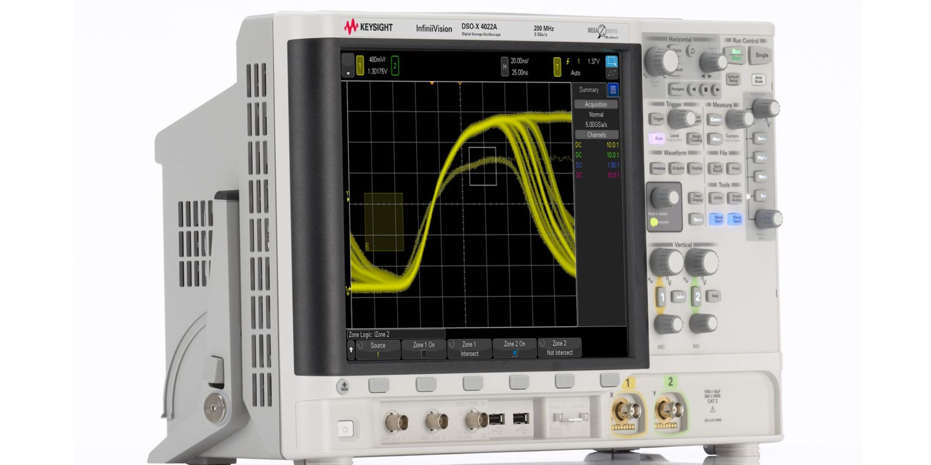 dsox4022g Keysight Technologies InfiniiVision 4000 X Series, 200 MHz Bench Oscilloscope 2-Channel - RSCAL