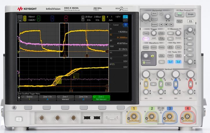 Keysight Technologies 4000 g Series, 200 MHz Bench Oscilloscope 4-Channel - RSCAL