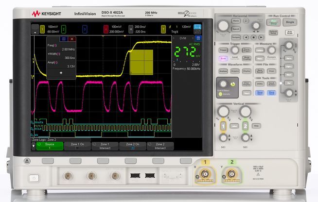 Keysight Technologies 4000 g Series, 350 MHz Bench Oscilloscope 2-Channel - RSCAL
