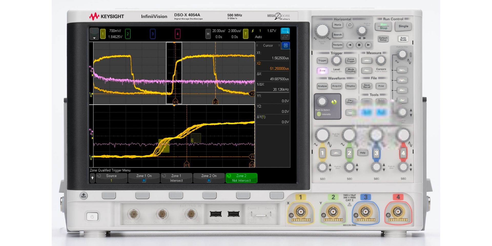 Keysight Technologies 4000 g Series, 500 MHz Bench Oscilloscope 4-Channel - RSCAL