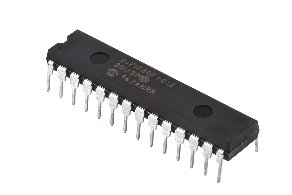Microchip dsPIC30F, 16 bit Digital Signal Processor 30 MIPS 48bit FLASH 28-Pin SPDIP