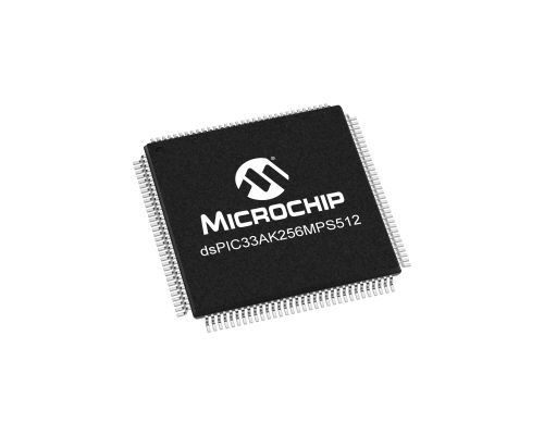 dsPIC33AK256MPS512T-I/PT Microchip dsPIC33AK, 16 bit 16 Bit Digital Signal Controller 200 MHz 256kB FLASH 129-Pin TQFP