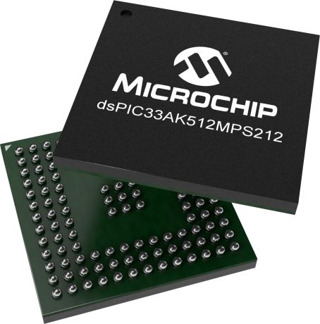 dsPIC33AK512MPS212-I/2H Microchip dsPIC33A, 16 bit Digital Signal Processor (DSP) 200 MHz 512kB FLASH 129-Pin TFBGA