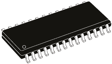 DSPIC33FJ128GP802-E/SO Microchip dsPIC33FJ, 16 bit Digital Signal Processor 40 MHz 128kB FLASH 28-Pin SOIC