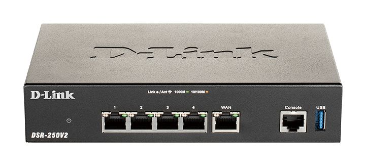 dsr-250v2e D-Link 1300Mbps Unified Services VPN Router 7 WiFi 5GHz