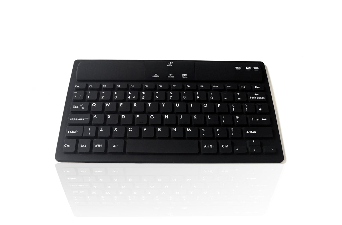 Ceratech DSS10322-UKBK Wireless Bluetooth Standard Keyboard, QWERTY (UK), Black