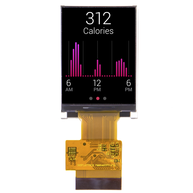 Displaytech DT022CTFT TFT LCD Display Touch Screen, 55.88 mm, 240 x 320 pixel