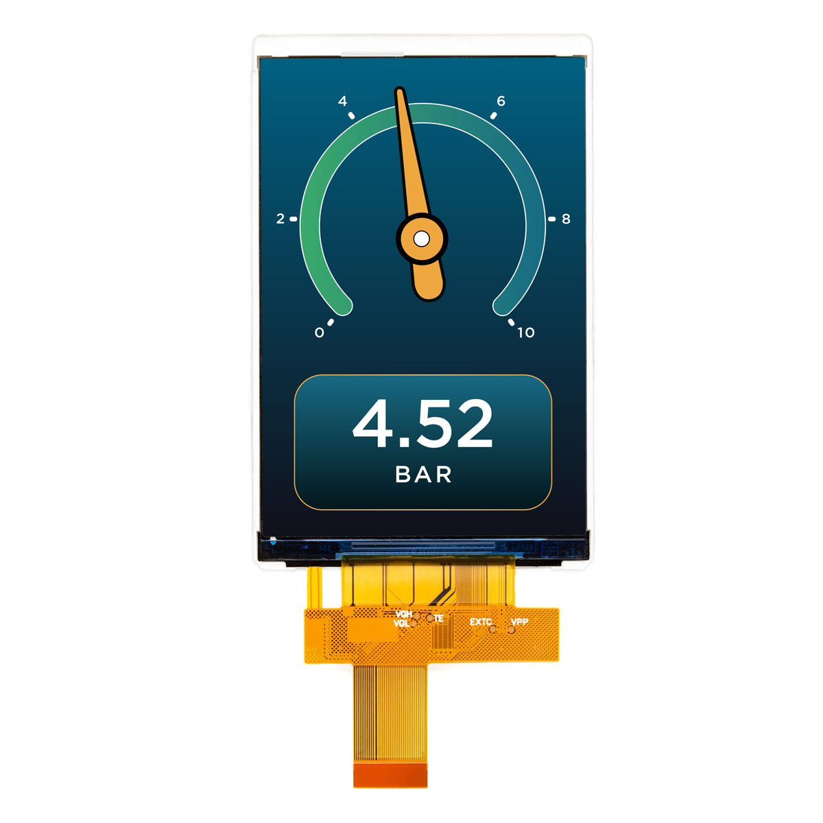 Displaytech DT035CTFT-IPS-SHB LCD Display Module Touch Screen, 3.5 in, 320 x 480 pixel